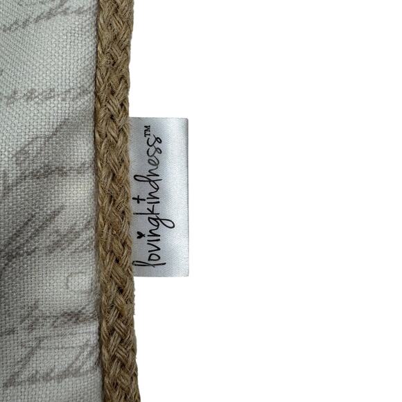 Loving Kindness Neutral Natural "Blessed" Fall Decorative Pillow Cover - Picture 3 of 5